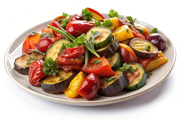 Sezónne zeleninové tanier